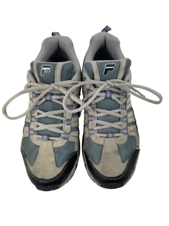 Fila Women’s Size 9.5 Gray Purple Day Hiker Running Athletic Shoes 5SH40283-258 - Picture 5 of 11